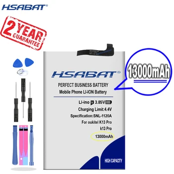 Новият пристигането на [HSABAT] Взаимозаменяеми батерия 13000mAh S69 за Oukitel K13 Pro