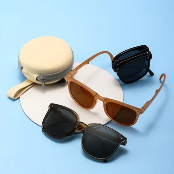 Слънчеви очила за колоездене Uv400, преносима сгъваема кръгла дограма, затеняющее на предното стъкло, предотвращающее удар от летящи насекоми, аксесоари за велосипеди слънчеви очила