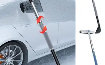 Универсална автомобилна четка за почистване на сняг, Мултифункционален автомобилен стъргало, Нескользящая автомобили метла за почистване на сняг, Универсални аксесоари за автомобили