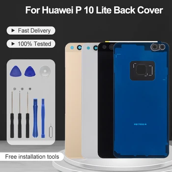 За Huawei P10 Llite Задния капак на отделението за батерията, корпус задната врата, калъф за смяна на капака на отделението за батерията WAS-LX1, делото WAS-LX1A с инструменти