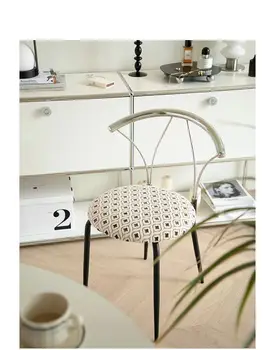 Скандинавските Дизайнерски столове от неръждаема стомана, Трапезни столове С облегалка, Тоалетни столове, Луксозни Столове и кресла за релаксация, столове за всекидневна