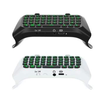 Съвместим с Bluetooth Контролер ForPS5, мини-клавиатура със зелена подсветка Voice L41E