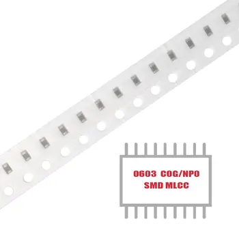 МОЯТА ГРУПА 100ШТ SMD MLCC CAP CER 9PF 50V C0G/NP0 0603 Многослойни керамични Кондензатори за повърхностен монтаж на разположение на склад