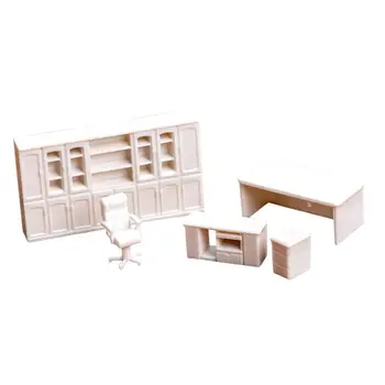 Модел мебели в мащаб 1/50, Реалистични Миниатюрни мебели в мащаб 1: 50 за куклена къща декор, реквизит за снимки, за украса на сладкиш на масата