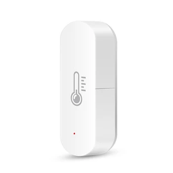 3X Sasha Wifi Сензор за Температура И Влажност на въздуха Умен Домашен М Стаен Термометър, Влагомер Smart Life App Control