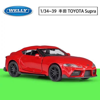 Welly 1:36 Toyota Supra Имитация сплав Модел автомобил Бумеранг колекция от играчки Аксесоари