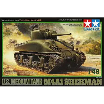 TAMIYA 32523 1/48 Комплект модели от среден танк на САЩ M4A1 Шърман времето на Втората световна война