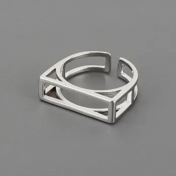 Богемное етническа пръстен с шестигранником за жени, дамски модни пръстени на палеца, Корейски пръстени, подарък за парти за момичета, Готически бижута