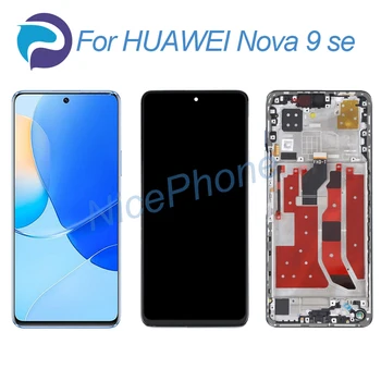 За HUAWEI Nova 9 SE LCD екран + сензорен Дисплей, Дигитайзер, 2388*1080 JLN-LX1/3, JuliaQN-L01B/21B/23A LCD дисплей Nova 9