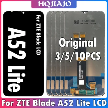 3/5/10 бр. Оригинален екран, За ZTE Blade A52 Lite LCD дисплей и цифров преобразувател докосване на екрана в Събирането За Ремонт на дисплей ZTE A52 Lite