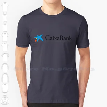 Ежедневна тениска Caixabank с шарките на най-високо качество, тениски от 100% памук