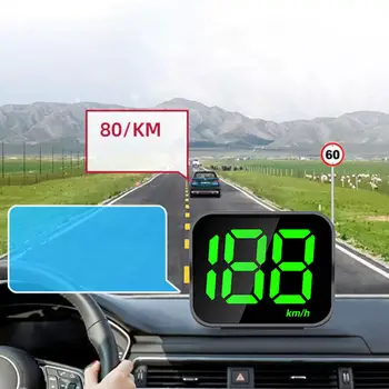 Кола дисплей, предупреждение за превишаване на скорост, км/ч, на 360 градуса