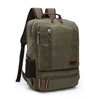 Ретро платно раница, мъжки голям пътна чанта, модерен студентски чанта, Мъжка раница за лаптоп