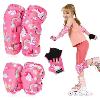 Спортен мотор за момичета, спортни комплекти за каране на колене, детски скейтборд за конна езда, защита за деца