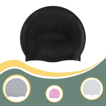 Силиконова шапка за плуване, Высокоэластичная защита на ушите, Шапки за къпане в басейна