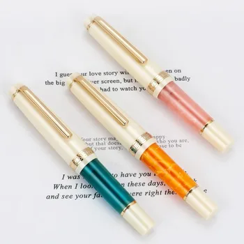 Jinhao 82 Mini, сладка къса преносима имат писалка, Акрил/пластмасова Дръжка за практикуване на калиграфия, Бизнес-дръжка за подарък