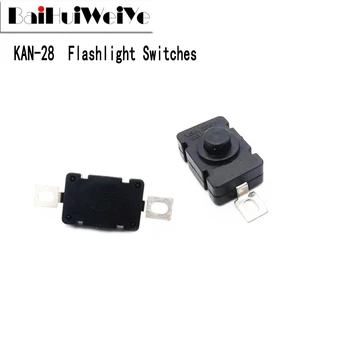 10 бр. KAN-28 1,5A250V Ключове за фенерче, самостоятелно блокиране на SMD тип 18x12 мм, Бутон ключове 1812-28A