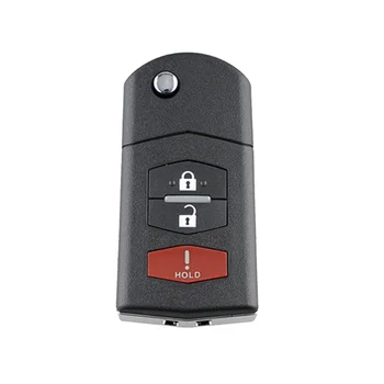BGBX1T478SKE125-01 за Mazda Key 4D63 Чип, Дистанционно ключ за Mazda 3 5 6 CX-7 И CX-9 MX-5 Miata 315 Mhz Умен Автомобилен ключ с 3 бутона