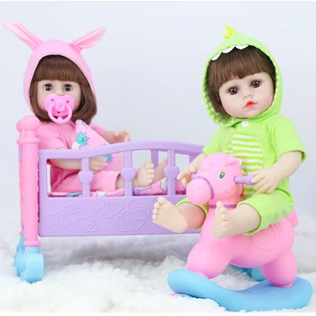 Кукла Реборн Реалистичен Новороденото Дете 38 см Сладки Симулационни Детски Кукли, Детски Подарък