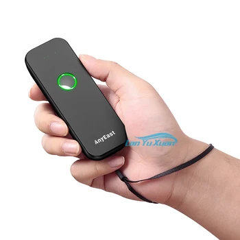 Мини 2D Безжичен баркод скенер Преносим 3-в-1 Bluetooth, 2,4 G и USB Жична четец баркод QR 1D за извършване на опис