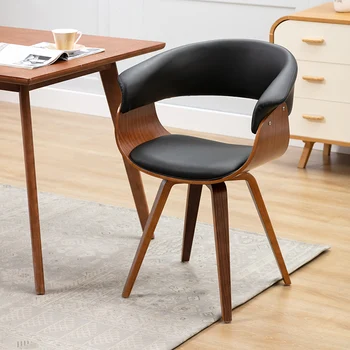 Дървена платформа с облегалка, Трапезни столове, Дизайнерски акцент, Трапезни столове за всекидневна, Мобилна Кухненски мебели Sedie Da Pranzo YX50DC