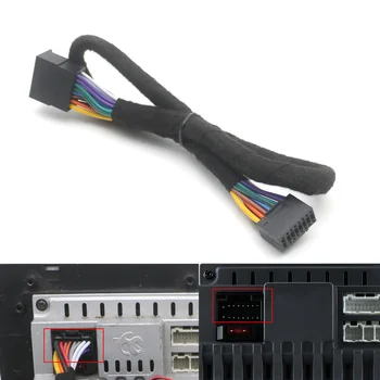 16-Пинов кабел за Удължаване Комплект Колани кабели Power Speak Кабел Адаптер за мултимедиен плеър с Android Универсално автомобилно стереоприемное устройство