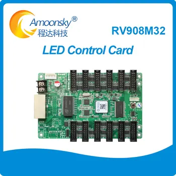 Led приемна карта Linsn RV908M32 Система за управление led дисплей Интегриран с 12 стандартни конектори тип HUB75 за led екран