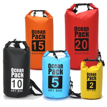 PVC Водоустойчив суха чанта 10Л за Гмуркане на открито, Складное Съхранение, Мъжки Дамски Плажната чанта за плуване, Раница за рафтинг, река Океан