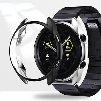 Калъф за Samsung Galaxy Watch 3 45 мм, мек калъф от TPU, защитна броня за Galaxy 3 Watch, 41 мм, лъскава рамка за умни часовници, Аксесоари