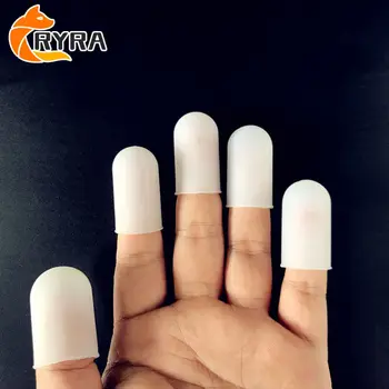Изолирани Пальчиковые креватчета Могат да се използват повторно Силиконова Пальчиковая Кошче Ергономичен Инструмент за изолация на Върховете на пръстите Защитен Протектор за пръстите на Здрав
