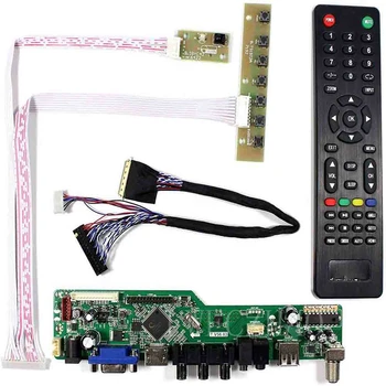 Нов комплект монитори такса за управление за LTN156AT24 LTN156AT24-T01/L01/P01 TV + HDMI + VGA + AV + USB LCD led драйвер на такси на контролера на екрана