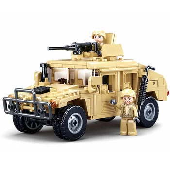 WW2 Военен Джип Jeep H1 Армейските Приятели, Автомобили форма, Крал на Строителни Тухли, Класически блокове Moc, Фигурки, играчки, Подарък за момчета
