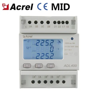 Acrel измерване на качество на електрическата енергия ADL400 на Din-шина с Wi-Fi интернет и CE сертификат