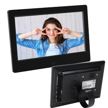 7-Инчовата Умна Е-Фоторамка 800*480 Дигитална рамка за снимки 720P Видео, MP3, MP4 Музикален Плейър Автоматично Възпроизвеждане на Дистанционното Управление на телевизора