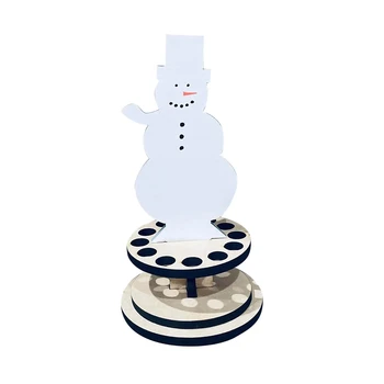 Забавен Коледен подарък под формата на Снежен човек, Коледни Сладък Бял Портфейл във формата на Снежен човек, Коледни Сладък подарък под формата на портфейл под формата на Снежен човек
