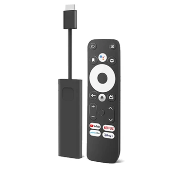GD1 TV Stick 2 + 16G S905Y4 4K Dolby Audio TV Dongle BT5.0 Смарт конзола Черен
