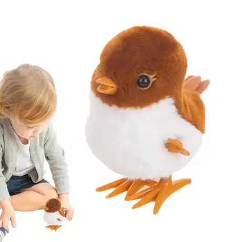 Нова Птица Плюшени Играчки Kawai Цветни Кукли-Врабчета Сладка Малка Птичка, Пълнени Декорация На Стаи За Деца, Подаръци За Рожден Ден