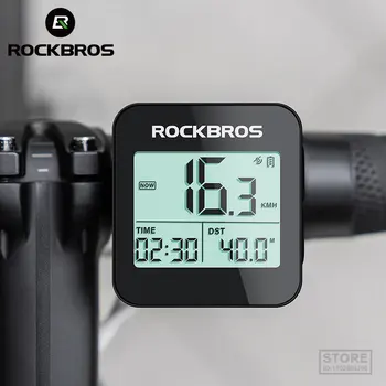 ROCKBROS Велосипеден Компютър GPS за измерване на Скоростта на Пътен Велосипед МТВ Водоустойчив Автоматичен цифров Хронометър Велосипеден Километража Велосипеден Компютър