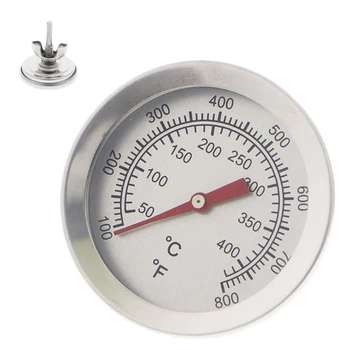 Биметаллический Термометър за приготвяне на барбекю, Пещ, Термометри за Външна Скара Traval, температурен Сензор за пушача