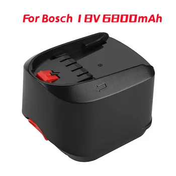 18 6800 mah литиево-йонна батерия за Bosch 18 В PBA PSB PSR PST Инструменти на Bosch за дома и градината (само за тип C) AL1830CV AL1810CV AL1815CV