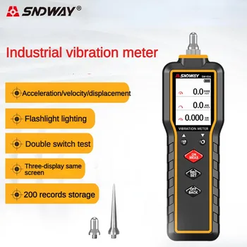 Ръчно виброметр SNDWAY, Дигитален инструмент за измерване на вибрации, Виброинструмент SW-65A