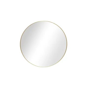 Стенно огледало кръгло, с диаметър 28 см, с златно покритие