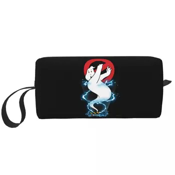 Изработена по поръчка Чанта за тоалетни принадлежности Ghost Busters Женски Supernatural комедиен филм Козметични Органайзер за грим Дамска чанта за съхранение на козметика Dopp Kit Case