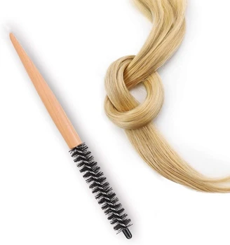Sdotter Малка Кръгла четка за къса коса, мини-валяк 0,85 инча за жени и мъже, Най-подходящ за тънка коса, бретон, Брада, коса стайлинг, лифтинг на лицето