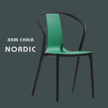 офис кухненски кът, столове nordic designer съвременно ергономичен луксозен стол ресторант на маса cadeira Мебели за дома WKDC