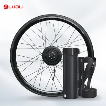 Отстъпка за склад LVBU САЩ ЕС 36 250 W 24-инчов комплект за ремонт на електрически велосипед с предно колело с батерия бутылочной