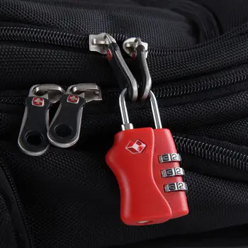 Заключване за багаж, противоугонный заключване, сигурна брава, Митнически TSA заключване, 3-цифрен брава, брава