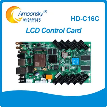Пълноцветен светодиоден екран Huidu HD-C16 C16C Такса за управление на Wi-Fi За led модул за Поддръжка на видеодисплея Управление на мобилно приложение