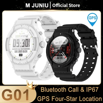 Смарт часовници G01 1,39 инча Bluetooth Предизвикателство GPS Четырехзвездочное местоположение Водоустойчив IP67 Мониторинг на сърдечната честота Спортен песен Smartwatch
