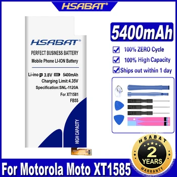 Батерия HSABAT 5400 mah FB55 за Motorola Moto XT1585 XT1581